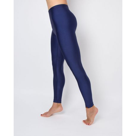 Tricot Leggings cobalt Model seitlich