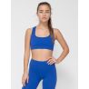 Yoga Leggings royal blue Model Vorderseite BH