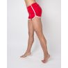 Laufshorts red & white seitlich Model