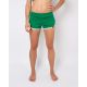 Laufshorts green & white Vorderseite Model