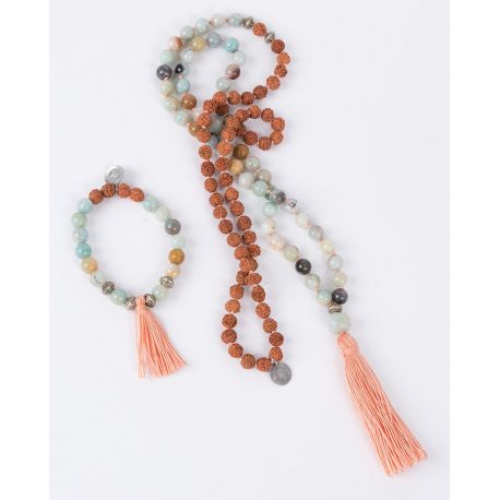 Rudraksha Mala - Set Sweet Pastel