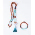 Rudraksha Mala - Set Blue Sea