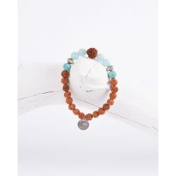 Rudraksha Armband Ocean hängend