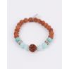 Rudraksha Armband Ocean liegend