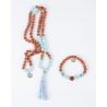 Rudraksha Armband Ocean mit Mala