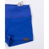 Yoga Shorts royal blue Detail liegend