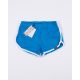 Laufshorts teal & white Vorderseite liegend