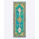 Magic Carpet Yogamatte turquoise traditional ausgebreitet Detail