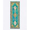 Magic Carpet Yogamatte turquoise traditional ausgebreitet Detail