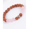 Rudraksha Armband rose Detail