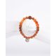 Rudraksha Armband terra hängend