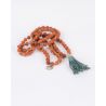 Rudraksha Kette Mala Nature liegend