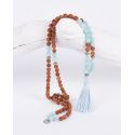 Rudraksha Mala Kette Ocean hängend