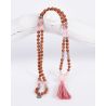 Rudraksha Kette Mala rose