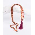 Rudraksha Kette Mala terra hängend