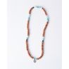 Rudraksha Stirnband blue sea liegend