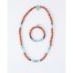 Rudraksha Stirnband blue sea liegend mit Armband