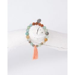 Rudraksha Armband sweet pastel