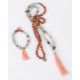 Rudraksha Armband sweet pastel mit Mala