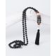 Rudraksha Mala Kette black moon