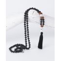 Rudraksha Mala Kette black moon