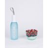 VIO YOGA Trinkflasche ice blue mit Müsli Obst Schale