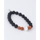 Rudraksha Armband black moon Detail